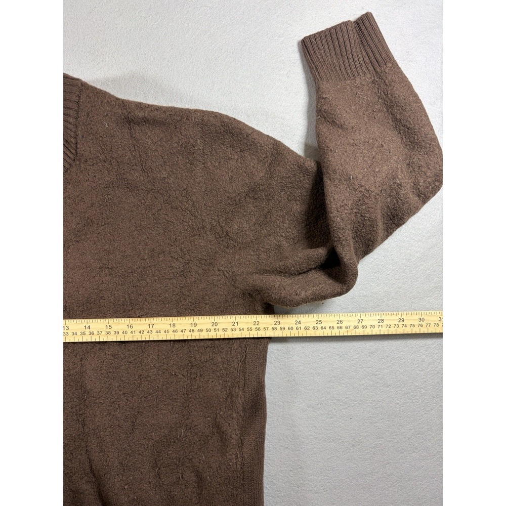 Reigning Champ Men's Brown Sweater  TEXTURED BOUCLE TURF WOOL  XXL  Cozy Lounge - Picture 2 of 7